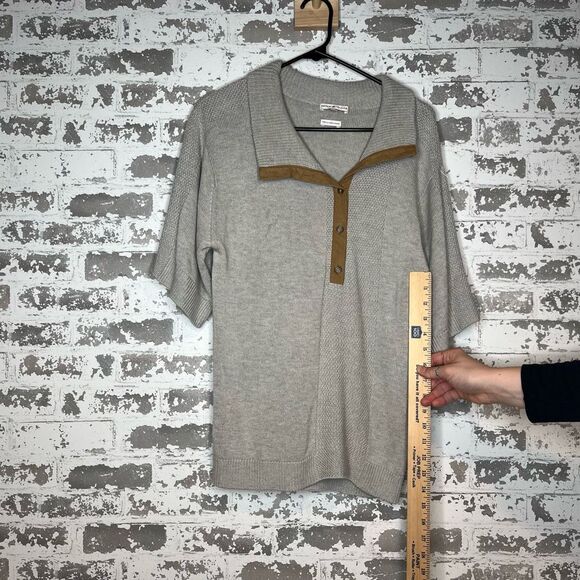 Peter Millar | women cashmere silk blend collared knit top - Picture 5 of 10